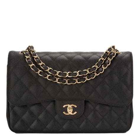 chanel classic flap black gold hardware|chanel jumbo double flap bag.